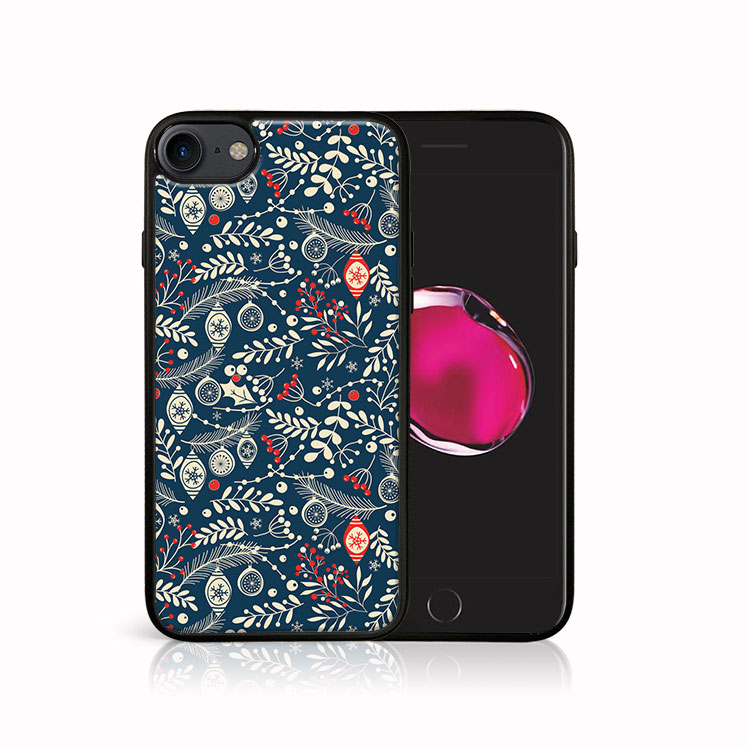 E-shop MY ART Kryt s vianočným dizajnom Apple iPhone SE 2022 / 2020 / 7 / 8 MISTLETOE (070)