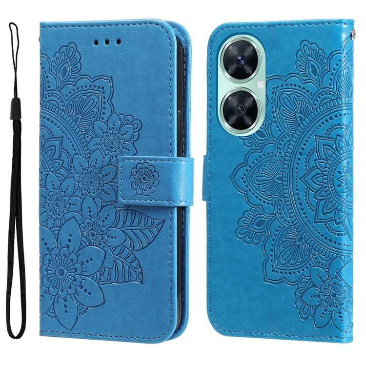 E-shop ART MANDALA Peňaženkové puzdro Huawei nova 11i modré