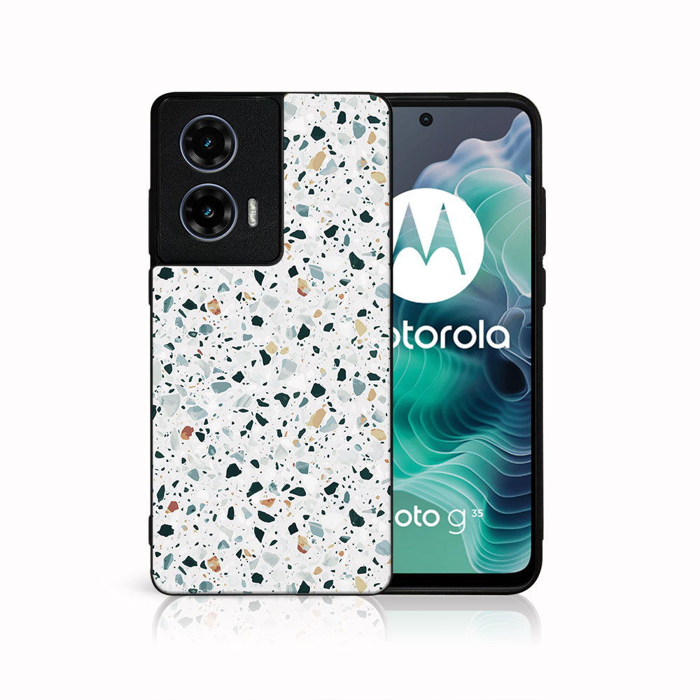 E-shop MY ART Ochranný kryt pre Motorola Moto G35 5G GREY TERRAZZO (163)