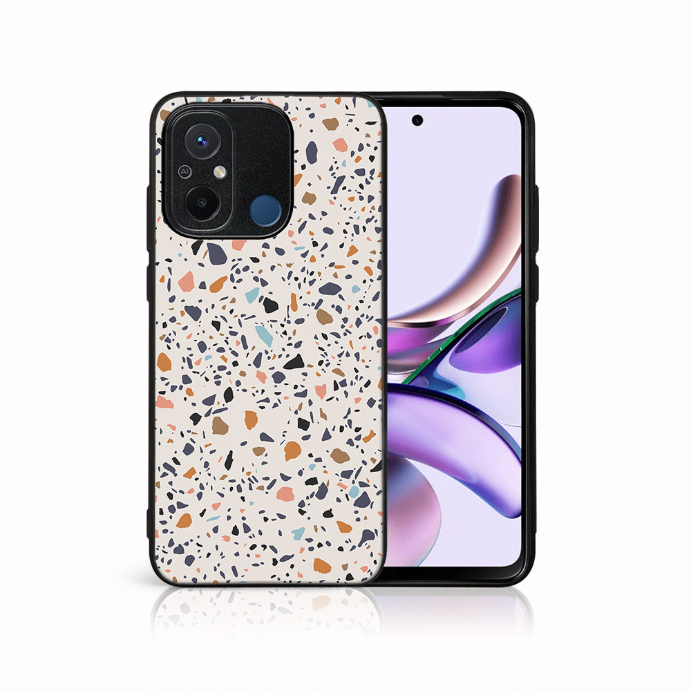 E-shop MY ART Ochranný kryt pre Xiaomi Redmi 12C BEIGE TERRAZZO (162)