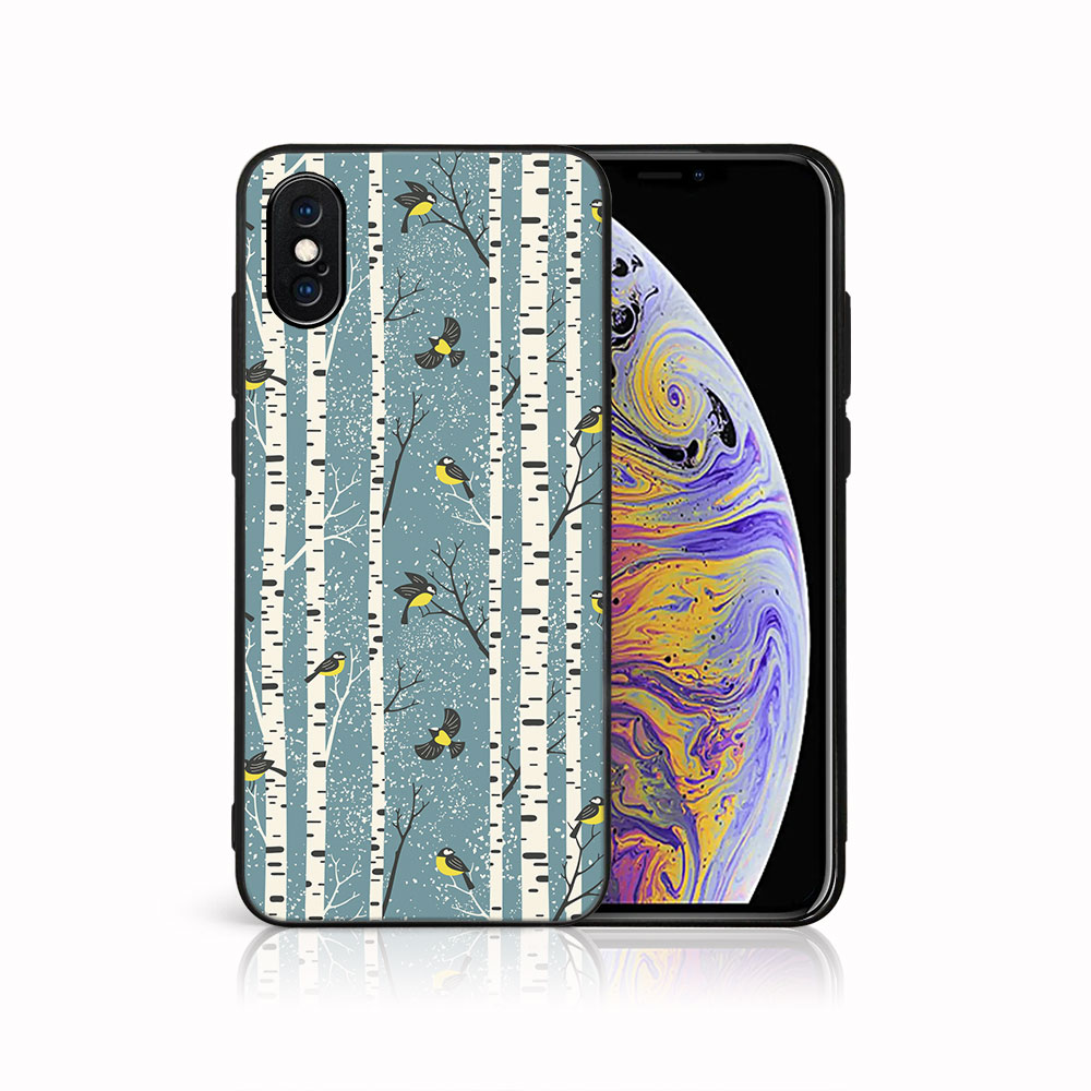 E-shop MY ART Kryt s vianočným dizajnom Apple iPhone X / XS BIRCH (072)