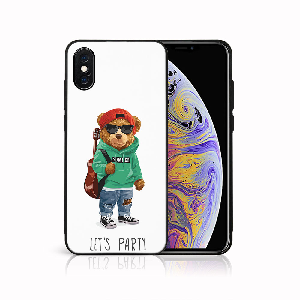 E-shop MY ART Ochranný kryt pre Apple iPhone X / XS BEAR (177)