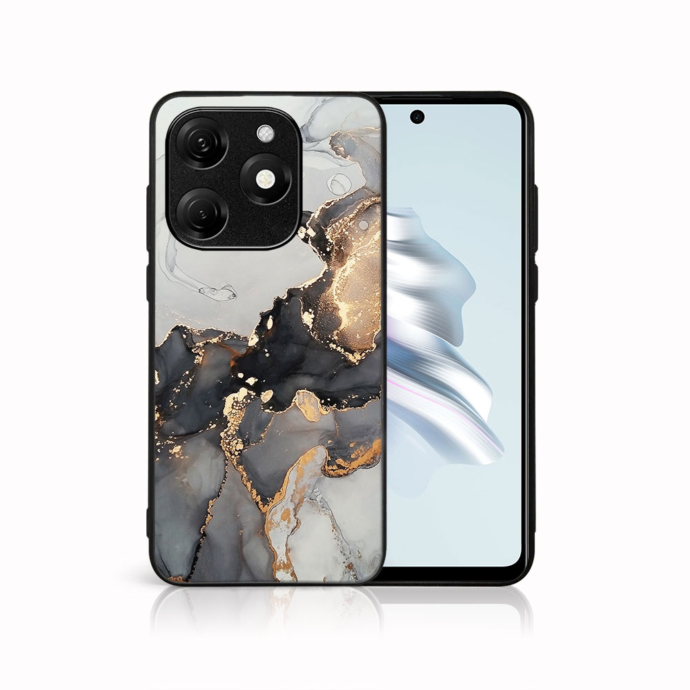 E-shop MY ART Ochranný kryt pre Tecno Spark 20C / Tecno Spark Go 2024 GREY MARBLE (140)