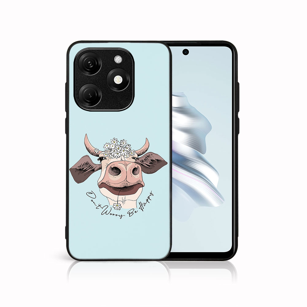 E-shop MY ART Ochranný kryt pre Tecno Spark 20C / Tecno Spark Go 2024 HAPPY COW (181)