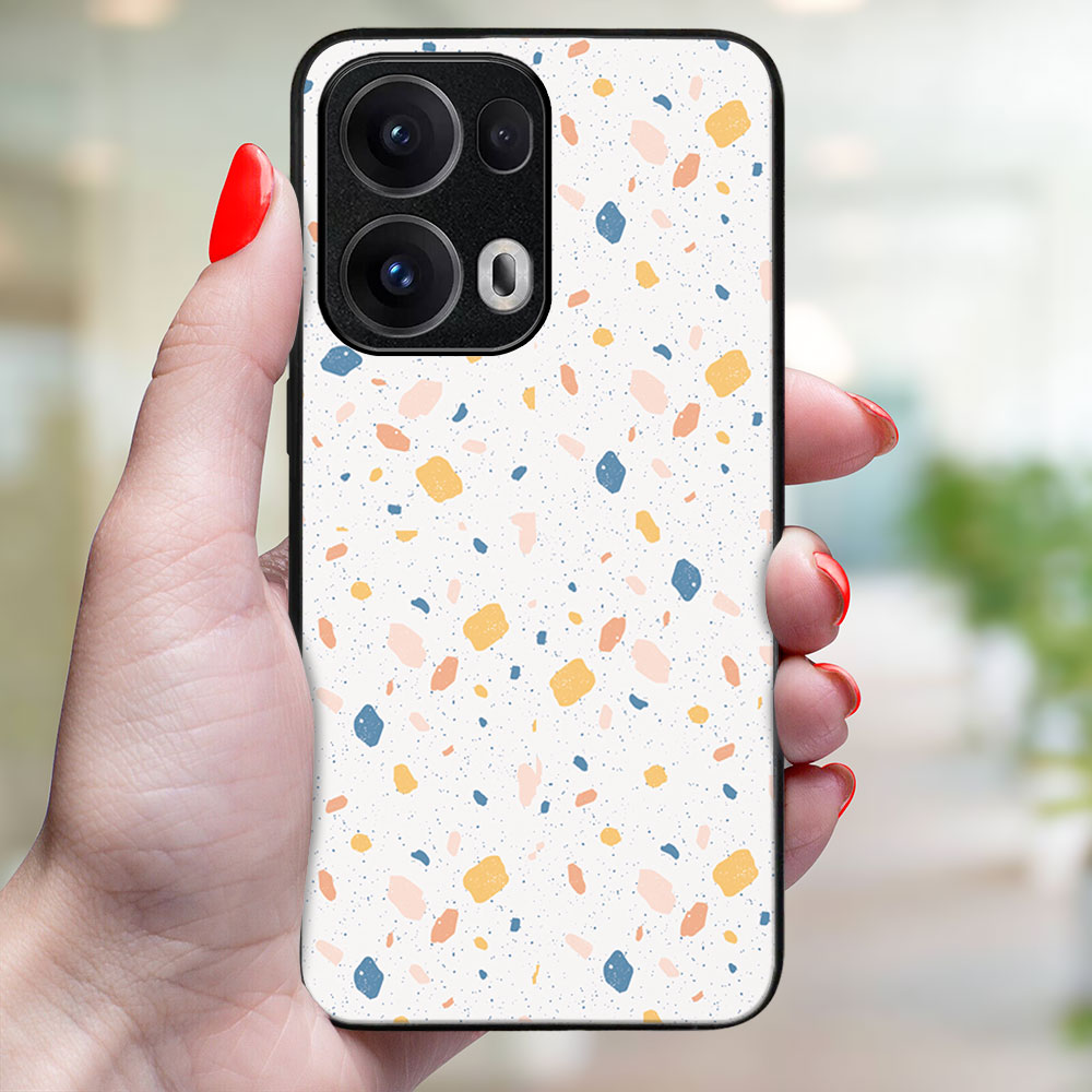 E-shop MY ART Ochranný kryt pre Oppo Reno13 Pro 5G ORANGE TERRAZZO (165)