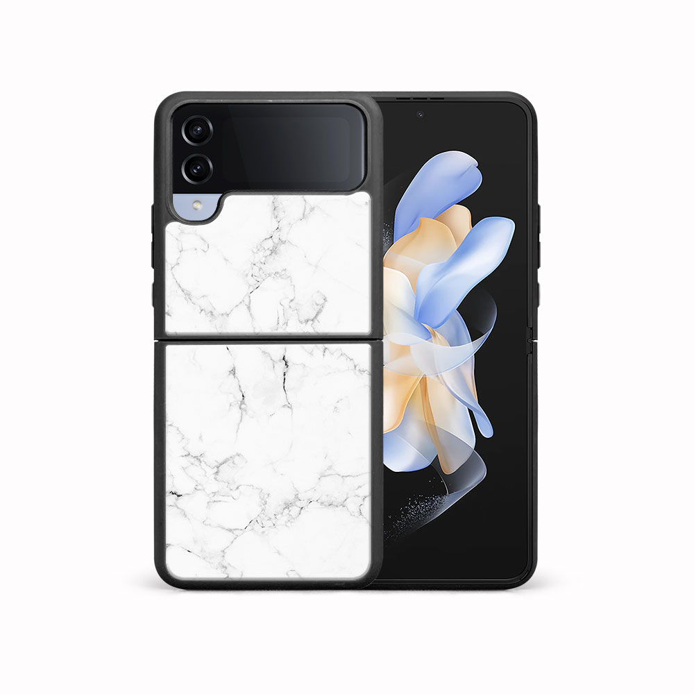 E-shop MY ART Ochranný kryt pre Samsung Galaxy Z Flip4 5G WHITE MARBLE (144)