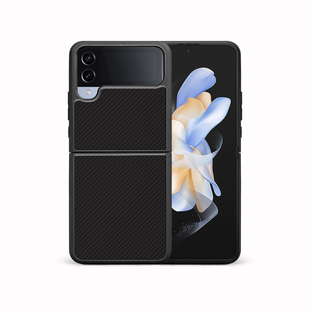 E-shop MY ART Ochranný kryt pre Samsung Galaxy Z Flip4 5G CARBON (231)
