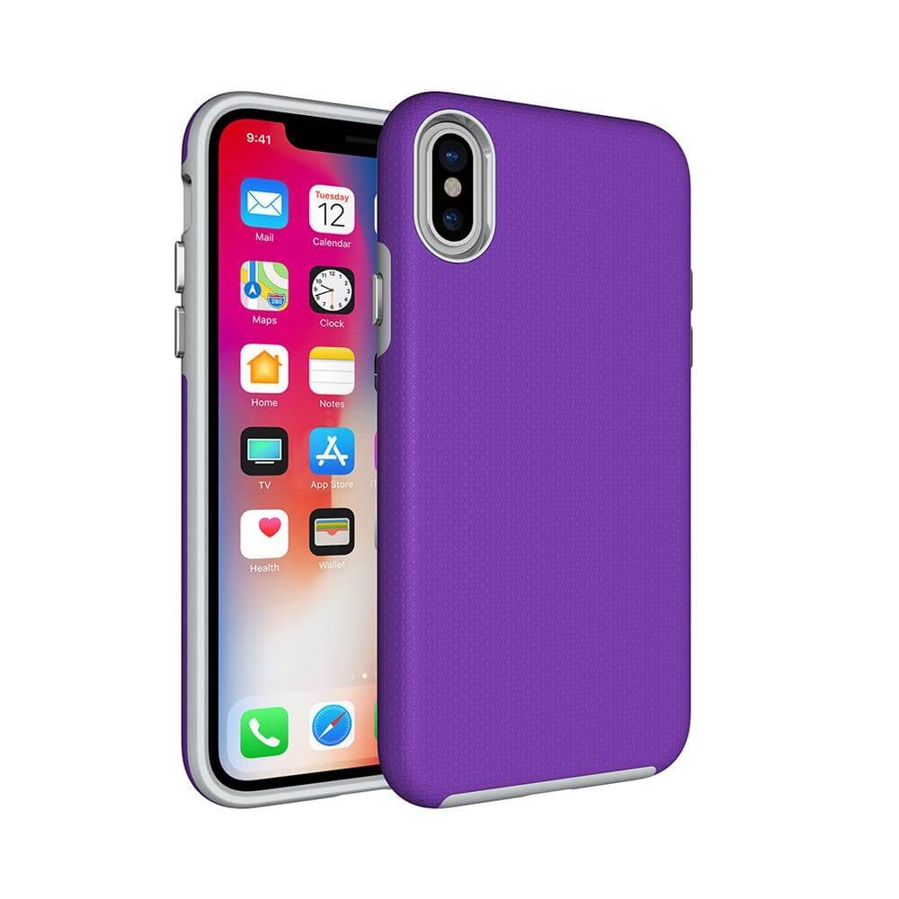 VSETKONAMOBIL 6550
HYBRID Ochranný kryt Apple iPhone X / XS fialový