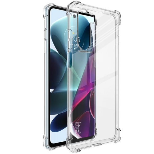 E-shop IMAK Ochranný silikónový kryt + fólia Motorola Moto G200 5G priehľadný