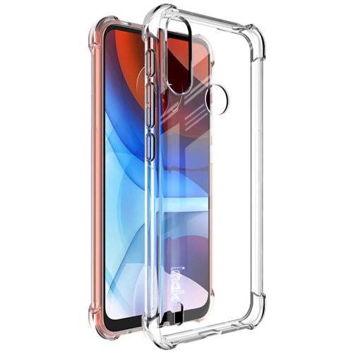 E-shop IMAK Ochranný silikónový kryt + fólia Motorola Moto E7 Power priehľadný