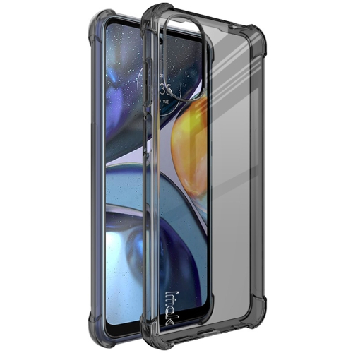 E-shop IMAK Ochranný silikónový kryt + fólia Motorola Moto G22 čierny