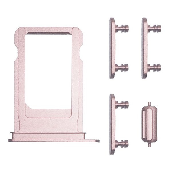 UNBRANDED 11781
SIM Slot + bočné tlačidlá - Apple iPhone 7 Plus - rose gold (ružová)