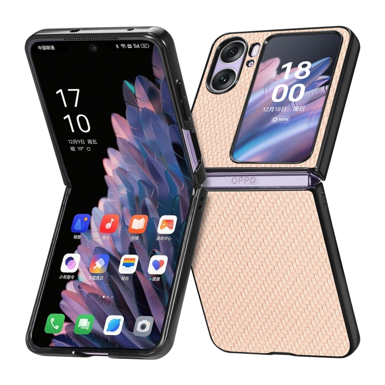 E-shop JSM CARBON Plastový kryt Oppo Find N2 Flip béžový