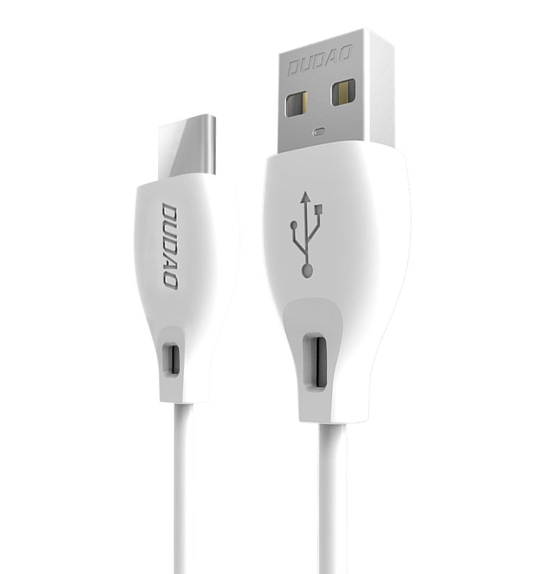E-shop DUDAO L4 kábel USB Typ-C 2 metre biely