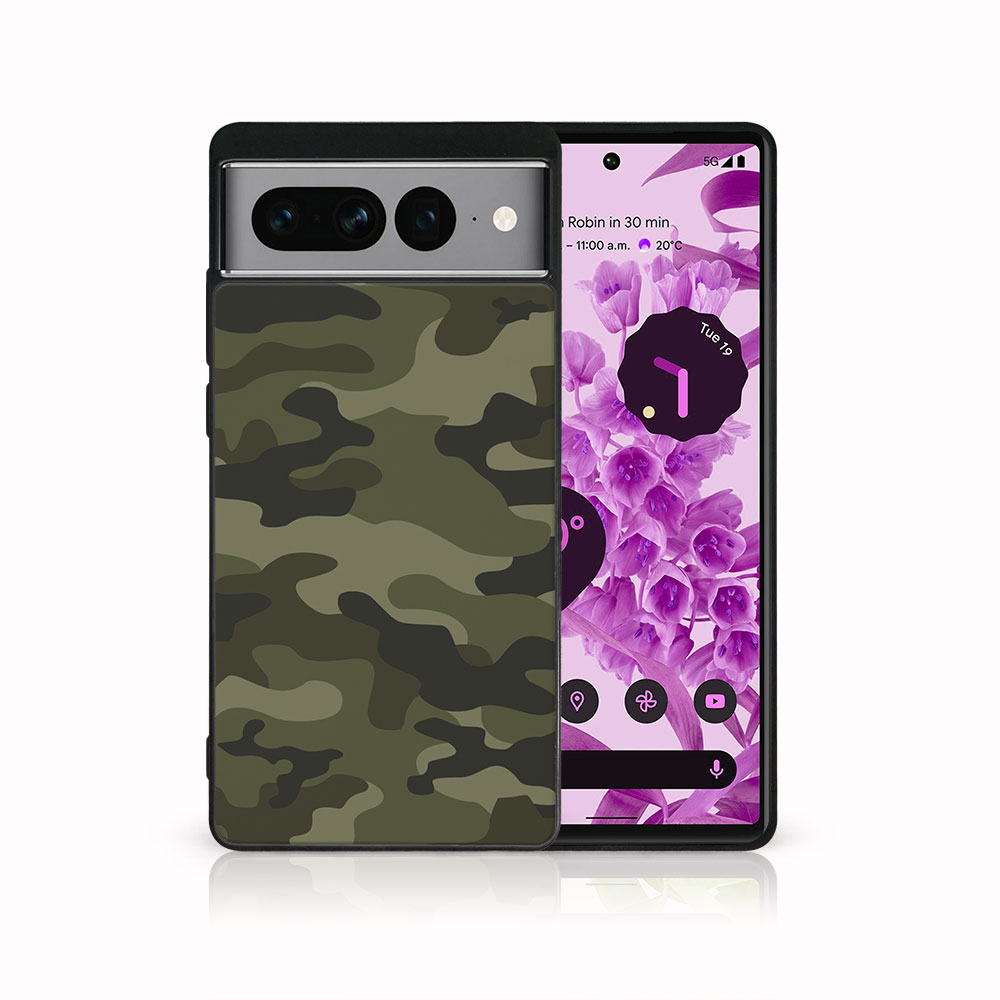 E-shop MY ART Ochranný kryt pre Google Pixel 7 Pro GREEN CAMO (235)
