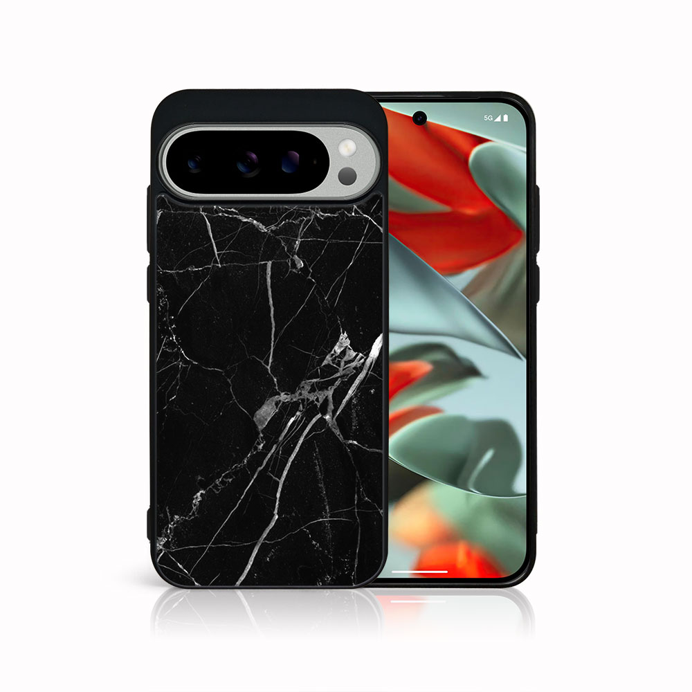 E-shop MY ART Ochranný kryt pre Google Pixel 9 Pro BLACK MARBLE (142)