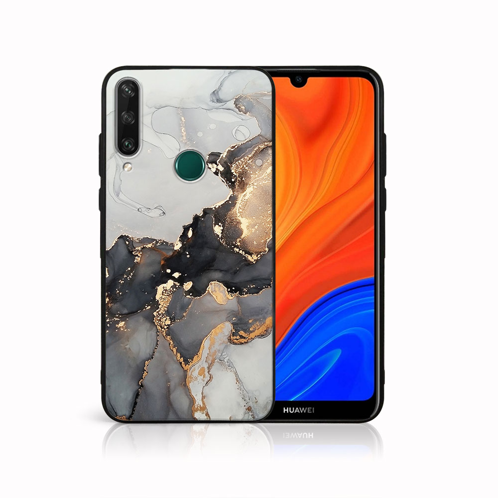 E-shop MY ART Ochranný obal Huawei Y6p -GREY MARBLE (140)