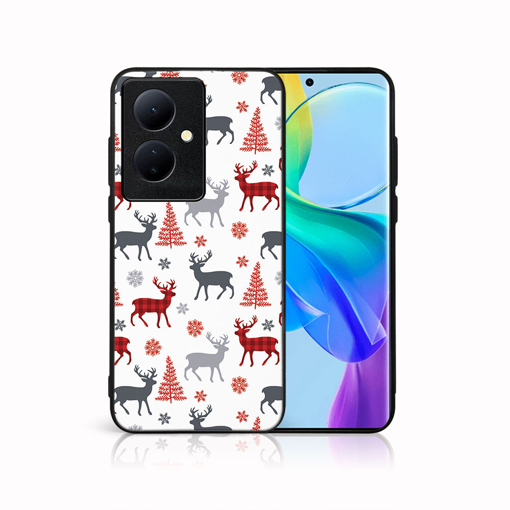 E-shop MY ART Kryt s vianočným dizajnom Vivo V29 Lite 5G DEER (068)