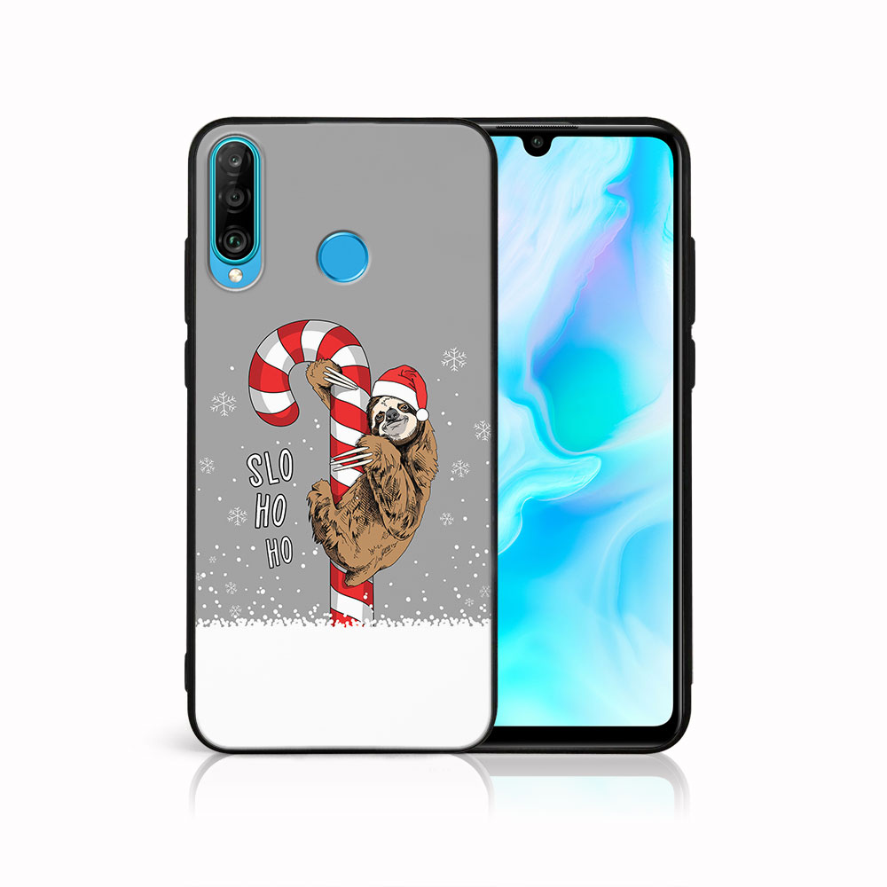 E-shop MY ART Kryt s vianočným dizajnom Huawei P30 Lite CANDY (076)