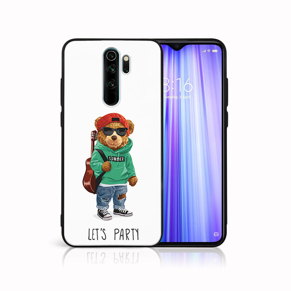 E-shop MY ART Silikónový obal Xiaomi Redmi Note 8 Pro BEAR (008)