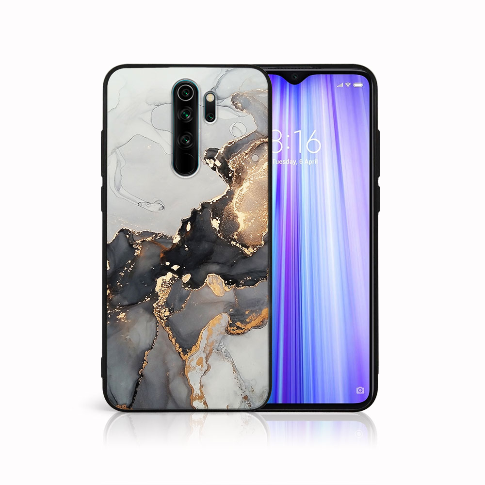 E-shop MY ART Silikónový obal Xiaomi Redmi Note 8 Pro GREY MARBLE (140)