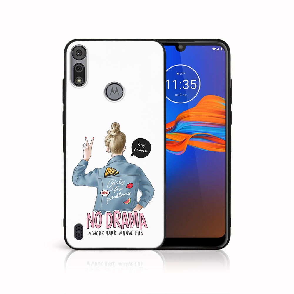 E-shop MY ART Silikónový kryt Motorola Moto E6s NO DRAMA (138)