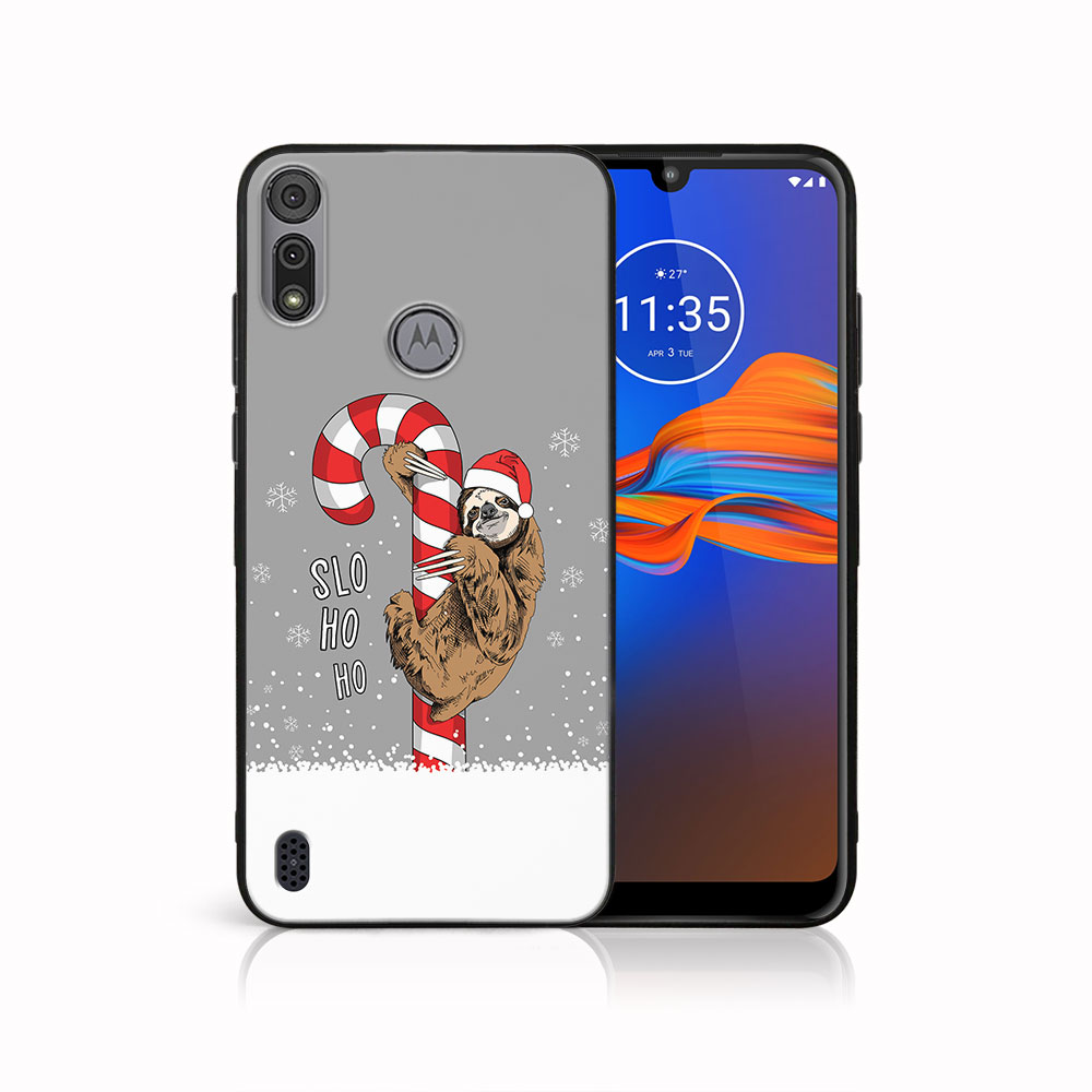 E-shop MY ART Kryt s vianočným dizajnom Motorola Moto E6s CANDY (076)