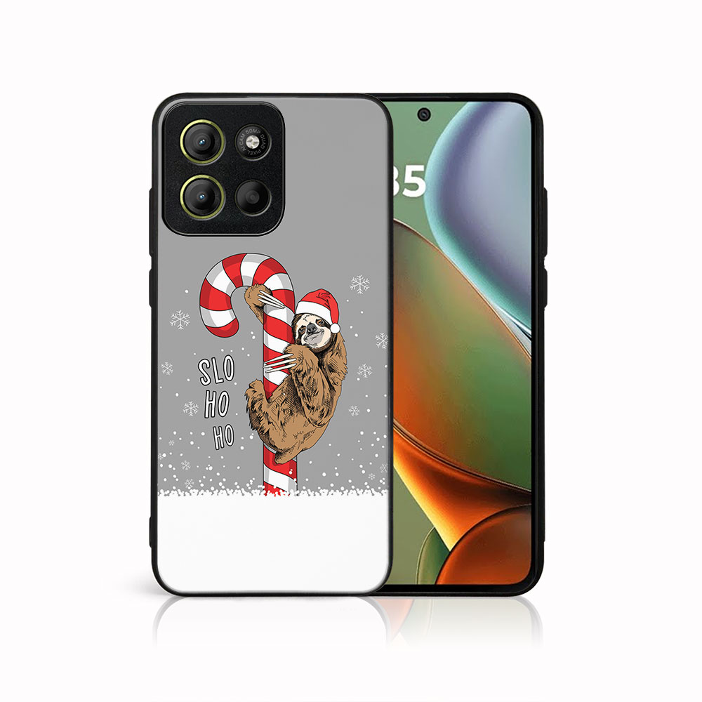 E-shop MY ART Kryt s vianočným dizajnom Motorola Moto G15 / G15 Power / G17 / G17 Power CANDY (076)