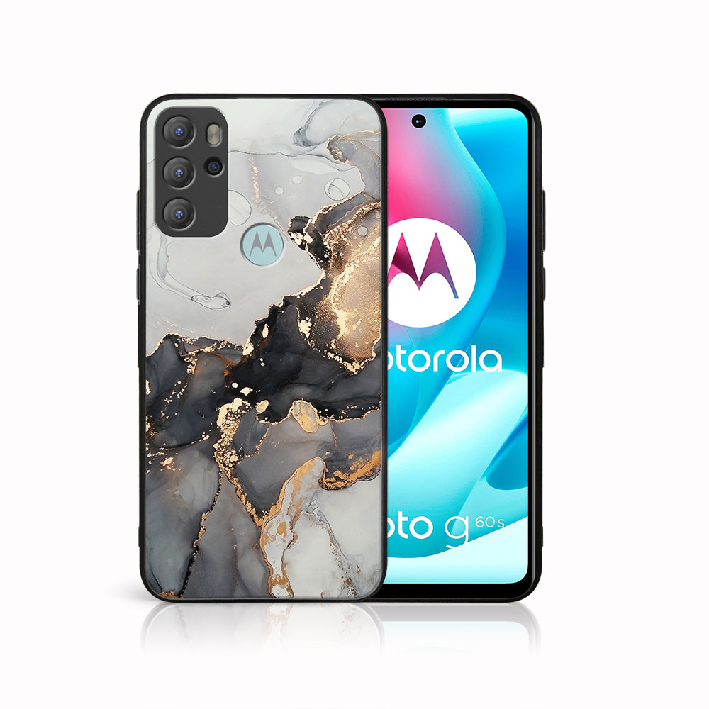 E-shop MY ART Silikónový obal Motorola Moto G60s GREY MARBLE (140)