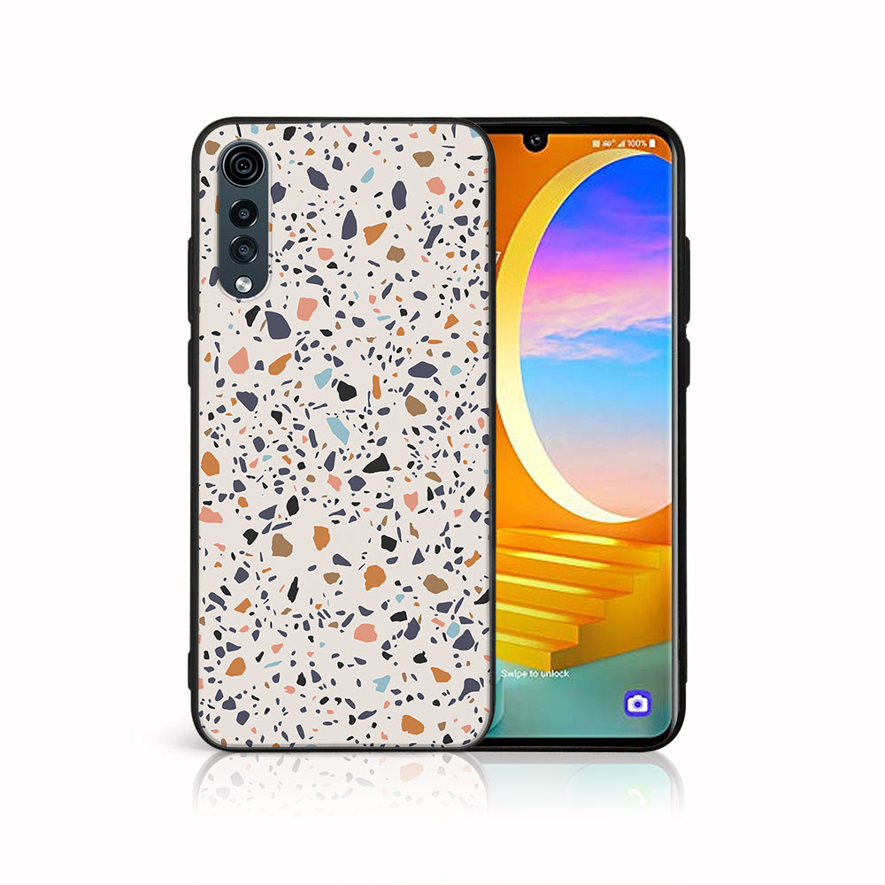 E-shop MY ART Ochranný kryt pre LG Velvet BEIGE TERRAZZO (162)