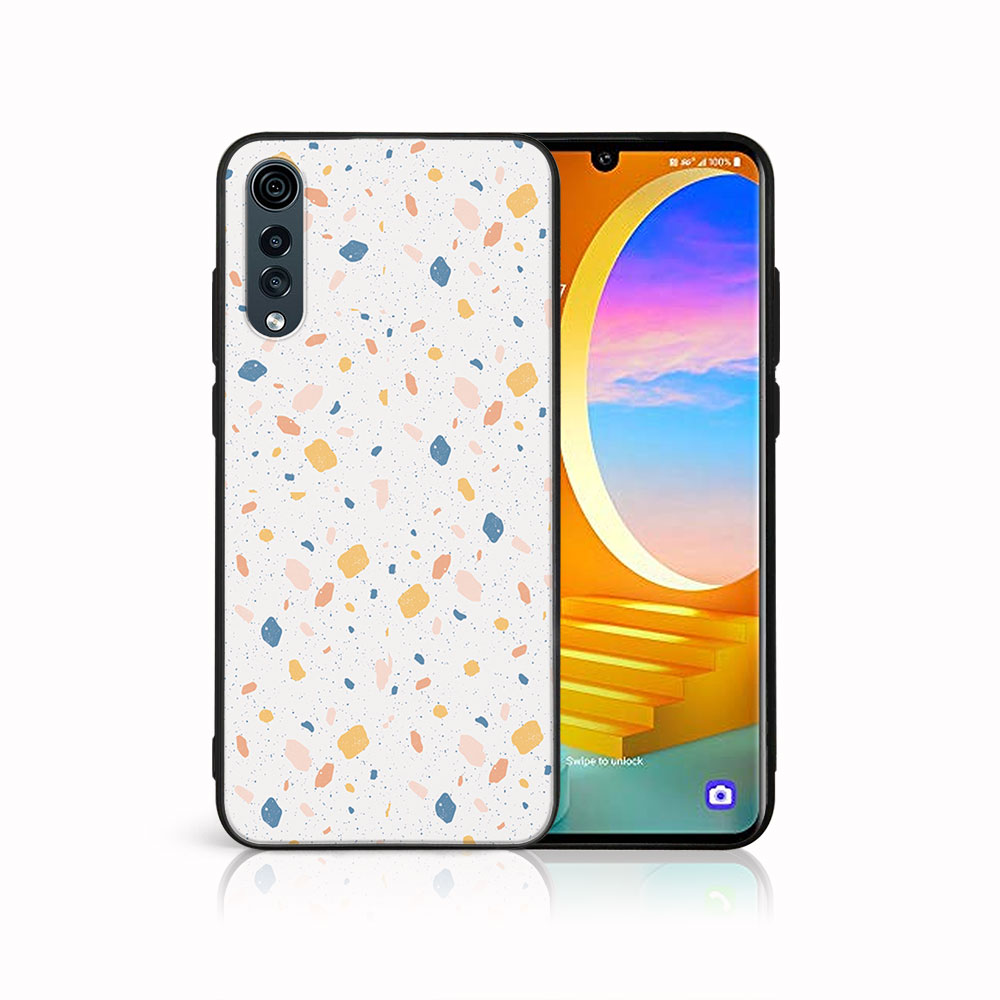E-shop MY ART Ochranný kryt pre LG Velvet ORANGE TERRAZZO (165)