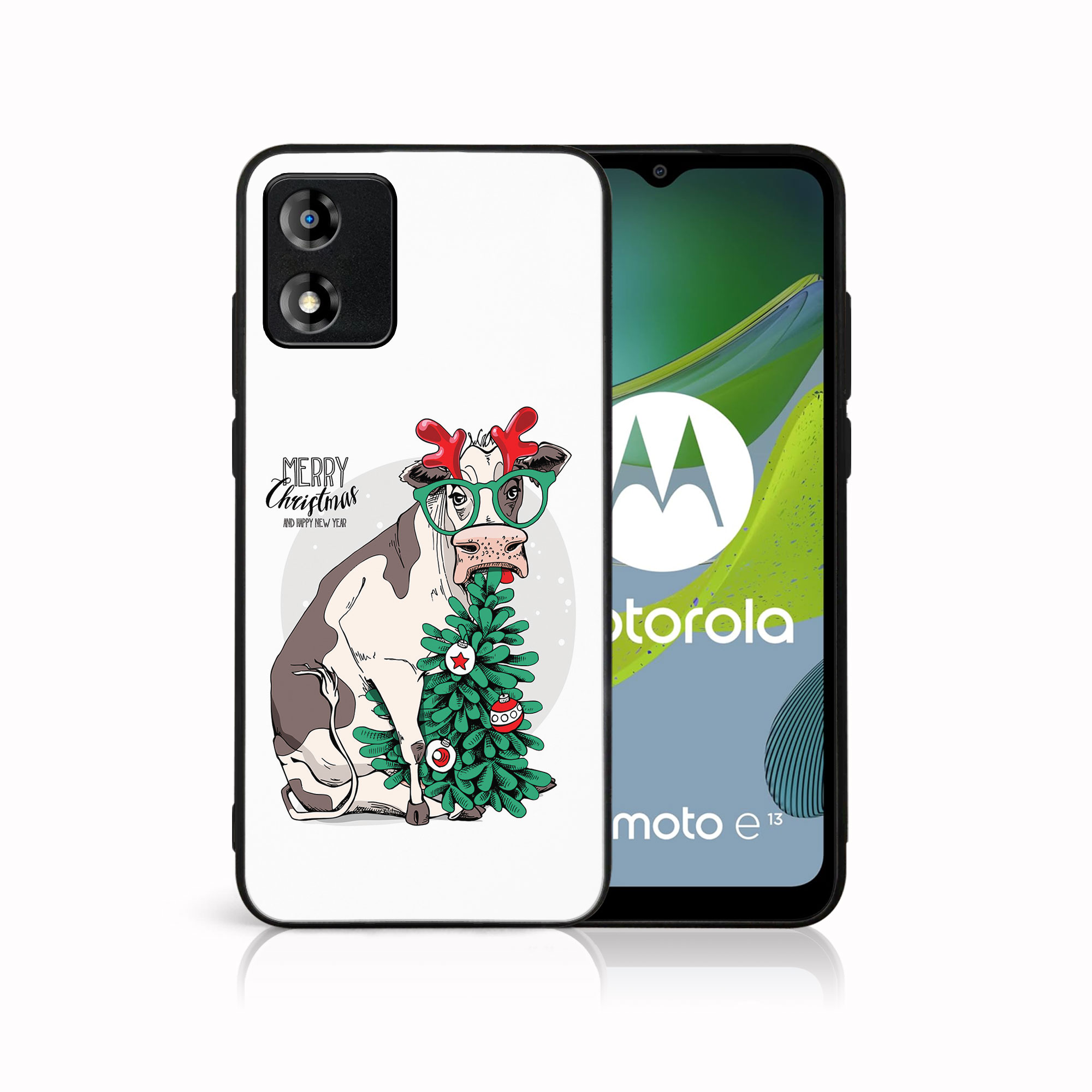 E-shop MY ART Kryt s vianočným dizajnom Motorola Moto E13 MERRY CHRISTMAS (074)