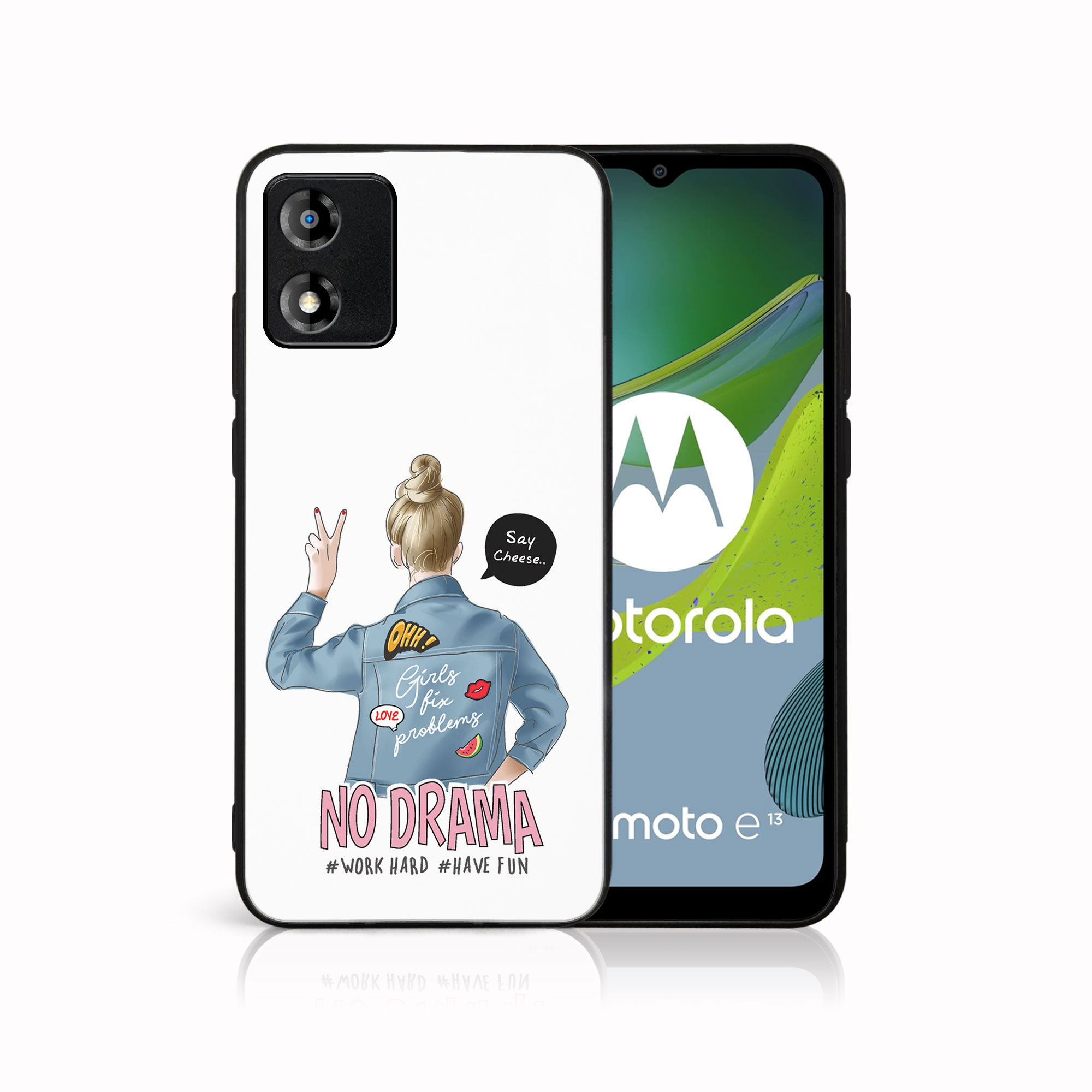E-shop MY ART Ochranný kryt pre Motorola Moto E13 NO DRAMA (138)