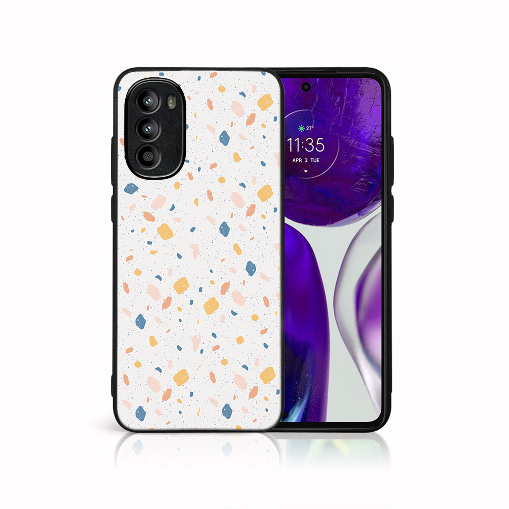 E-shop MY ART Ochranný obal pre Motorola Moto G62 5G ORANGE TERRAZZO (165)