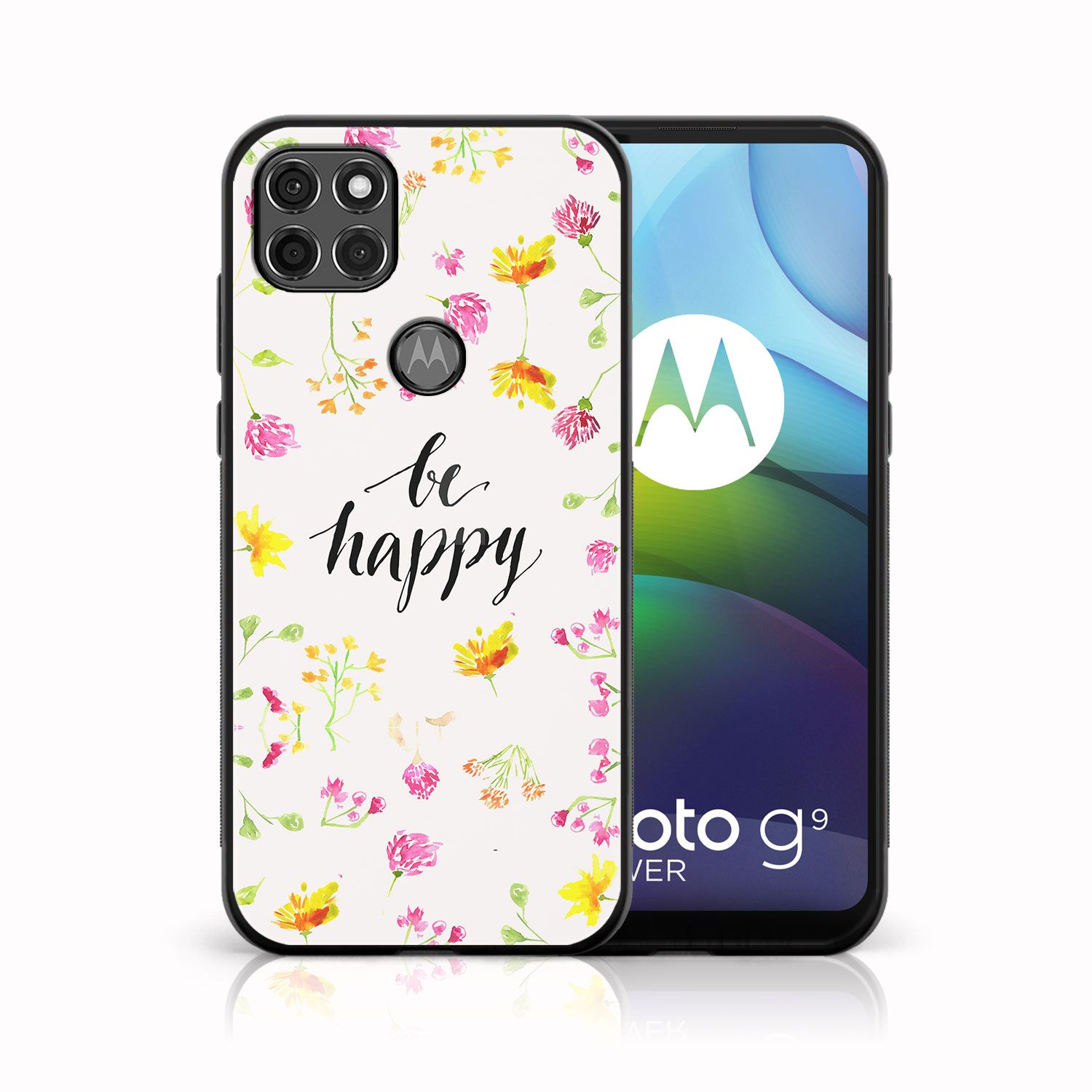 E-shop MY ART Silikónový kryt Motorola Moto G9 Power BE HAPPY (019)