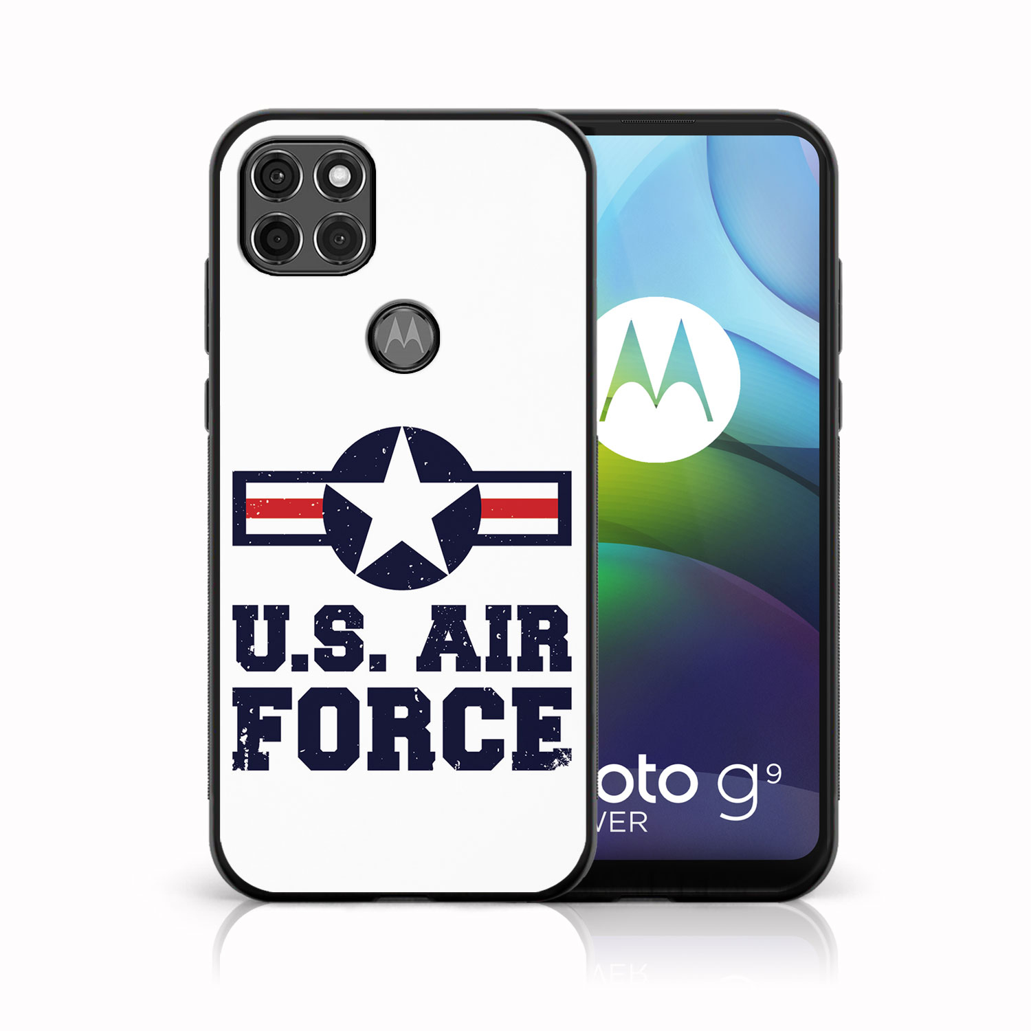 E-shop MY ART Silikónový kryt Motorola Moto G9 Power AIR FORCE (023)