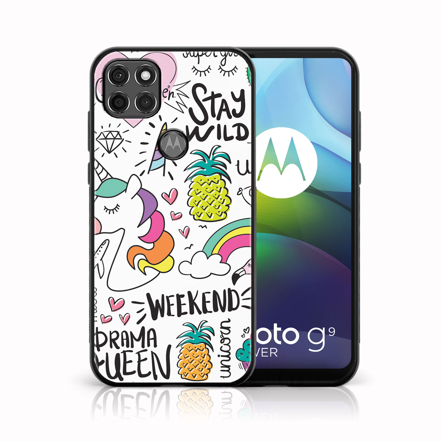 E-shop MY ART Silikónový kryt Motorola Moto G9 Power UNICORN (063)