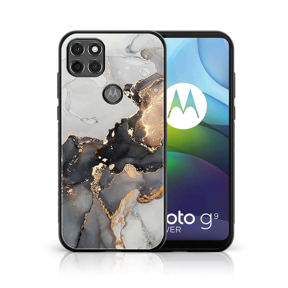 E-shop MY ART Ochranný obal Motorola Moto G9 Power -GREY MARBLE (140)