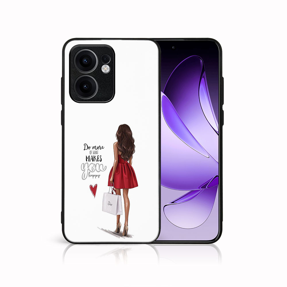 E-shop MY ART Ochranný kryt pre Oppo Reno13 F 5G / Reno13 FS 5G RED DRESS (137)