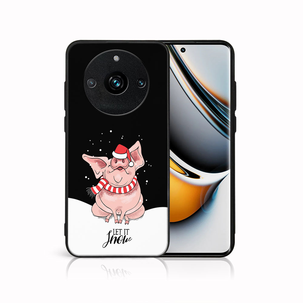E-shop MY ART Kryt s vianočným dizajnom Realme 11 Pro 5G / Pro+ 5G LET IT SNOW (075)