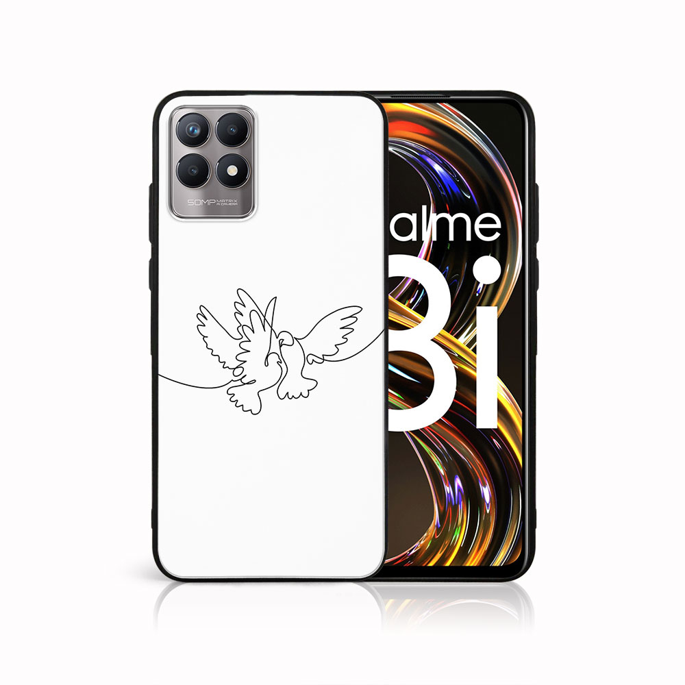 E-shop MY ART Silikónový obal Realme 8i DOVE (031)
