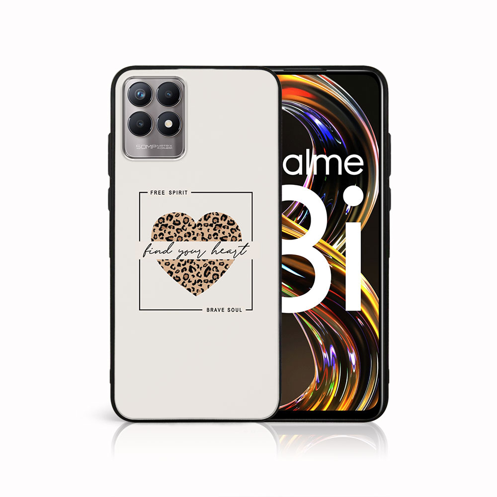 E-shop MY ART Silikónový obal Realme 8i WILD HEART (241)