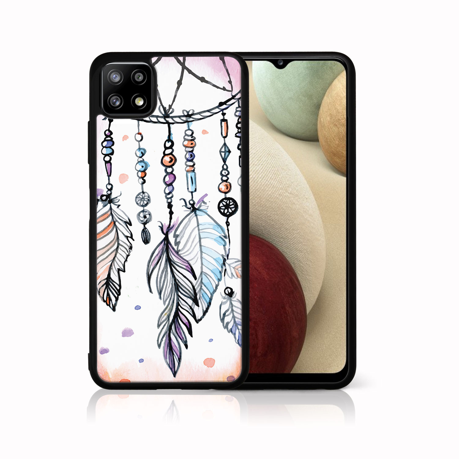 E-shop MY ART Silikónový kryt Samsung Galaxy A22 5G LAPAČ SNOV (020)