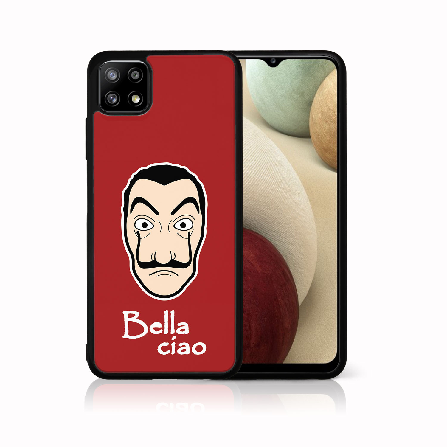 E-shop MY ART Silikónový kryt Samsung Galaxy A22 5G LA CASA DE PAPEL (027)