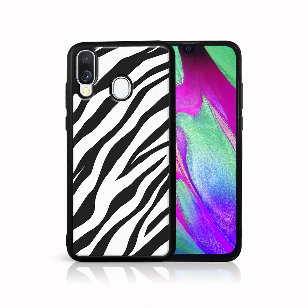 E-shop MY ART Ochranný kryt Samsung Galaxy A40 ZEBRA (049)