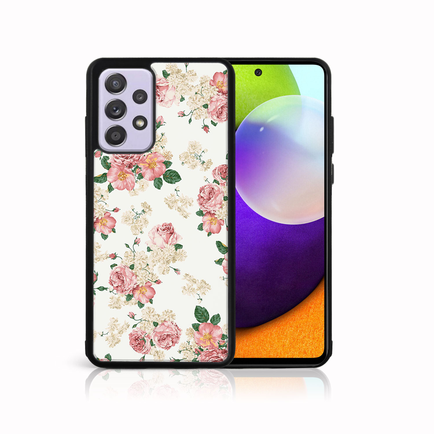 E-shop MY ART Silikónový kryt Samsung Galaxy A72 PINK ROSES (016)