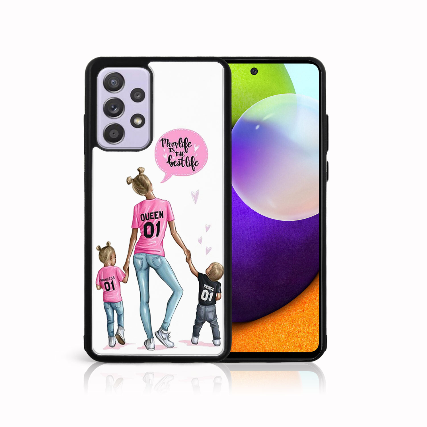 E-shop MY ART Silikónový kryt Samsung Galaxy A52 / A52s / A52 5G MOM (119)
