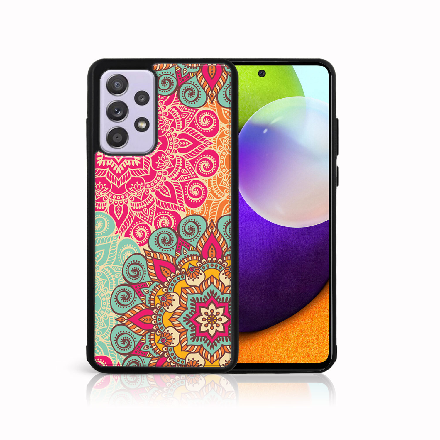 E-shop MY ART Silikónový kryt Samsung Galaxy A52 / A52s / A52 5G MANDALA (043)