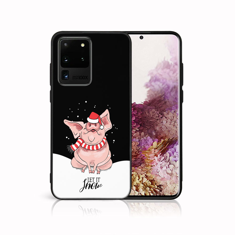 E-shop MY ART Kryt s vianočným dizajnom Samsung Galaxy S20 Ultra LET IT SNOW (075)