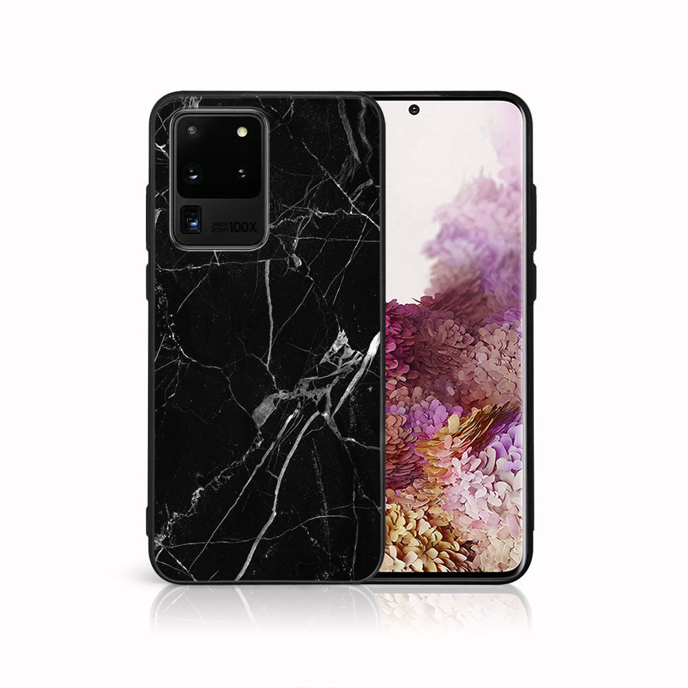 E-shop MY ART Ochranný kryt pre Samsung Galaxy S20 Ultra BLACK MARBLE (142)